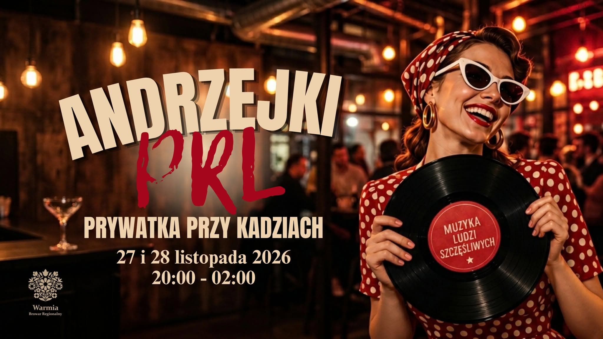 Andrzejki w Browar Warmia | Prywatka przy Kadziach 27 i 28.11